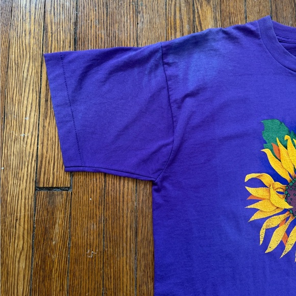 1993 Sunflowers Vintage Single Stitch T-Shirt - Picture 5 of 10